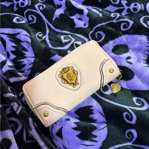 Juicy Couture Blush Pink Wallet with Gold Details